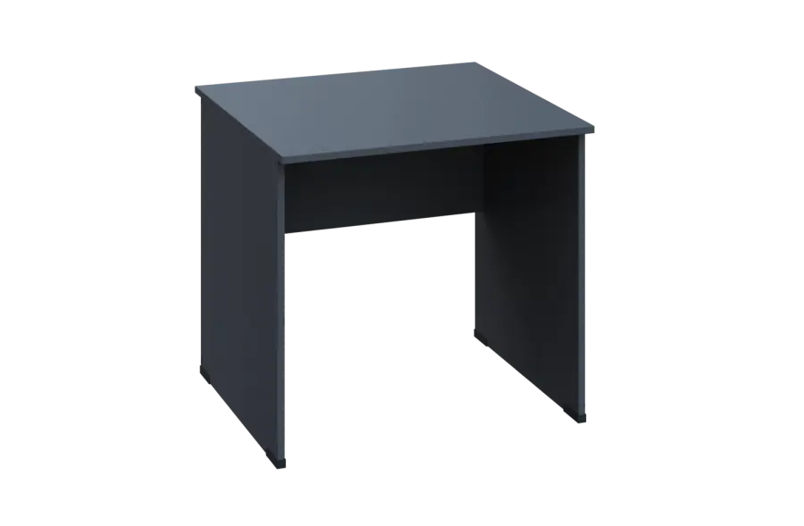 EPL 28 - 8 stůl kancelářský, dřevěná podnož, deska 25 mm, široký 800 mm, antracit